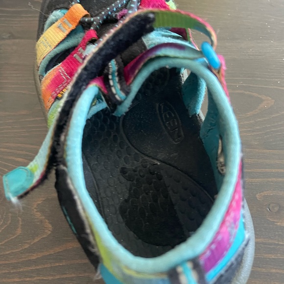 Keen Kids Hiking Outdoor Multi Coloured Sandals Size 12 - Picture 7 of 9